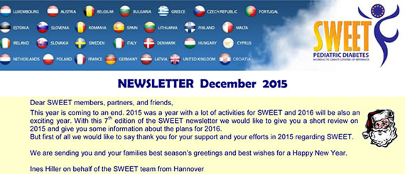 SWEET Newsletter: December 2015