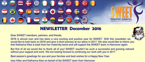 SWEET Newsletter: December 2016